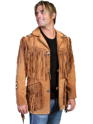 Leather Fringe Jacket