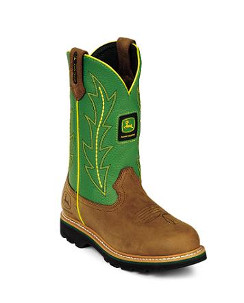 Green John Deere Boots